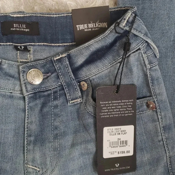 TRUE Religion jeans size 24 NWT - Picture 2 of 5